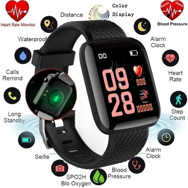 D13 Bluetooth Smart Watch Band for Android and iOS